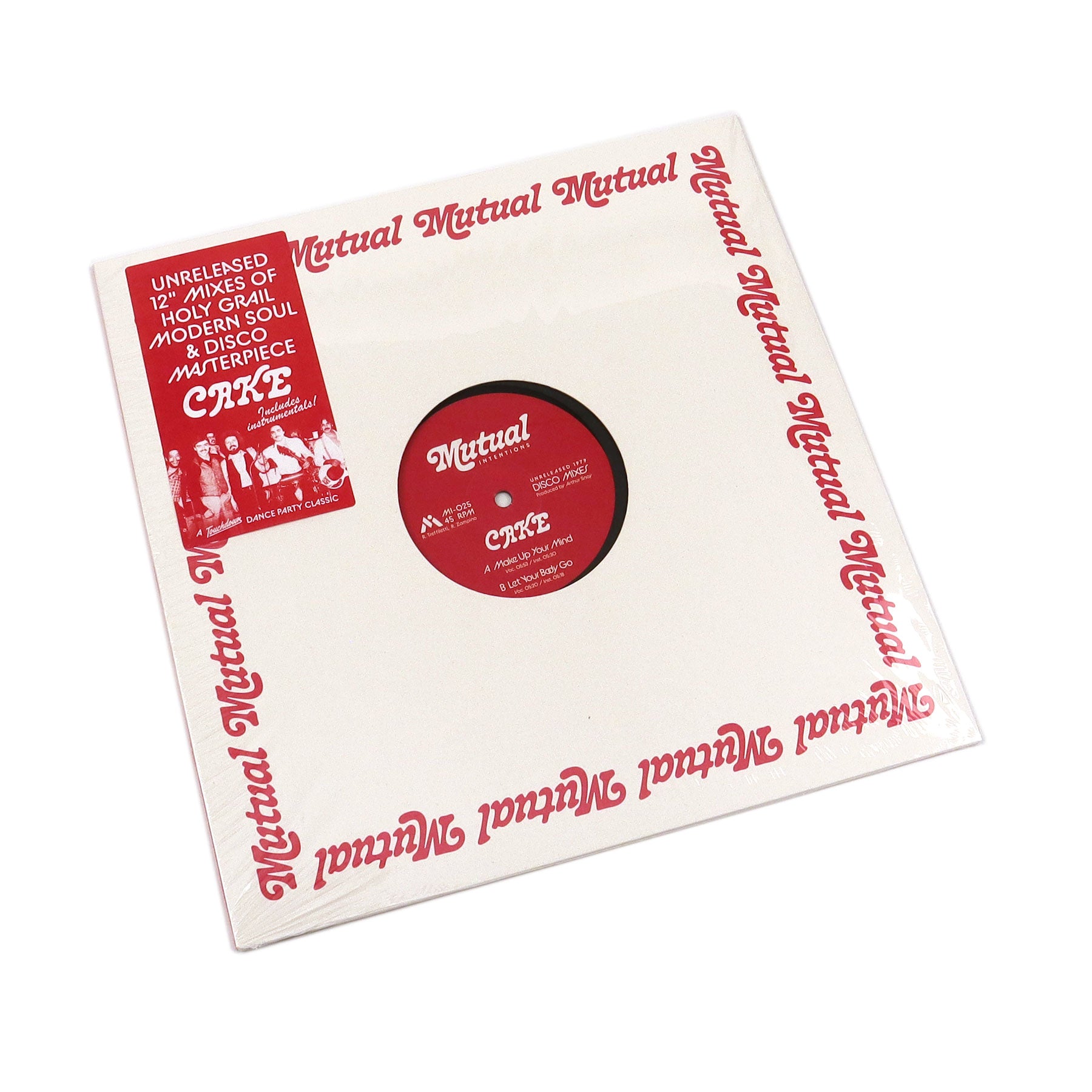 12 - Inch Vinyl: 1979 NY Disco Holy Grail 'Make Up Your Mind / Let Your Body Go' by Cake