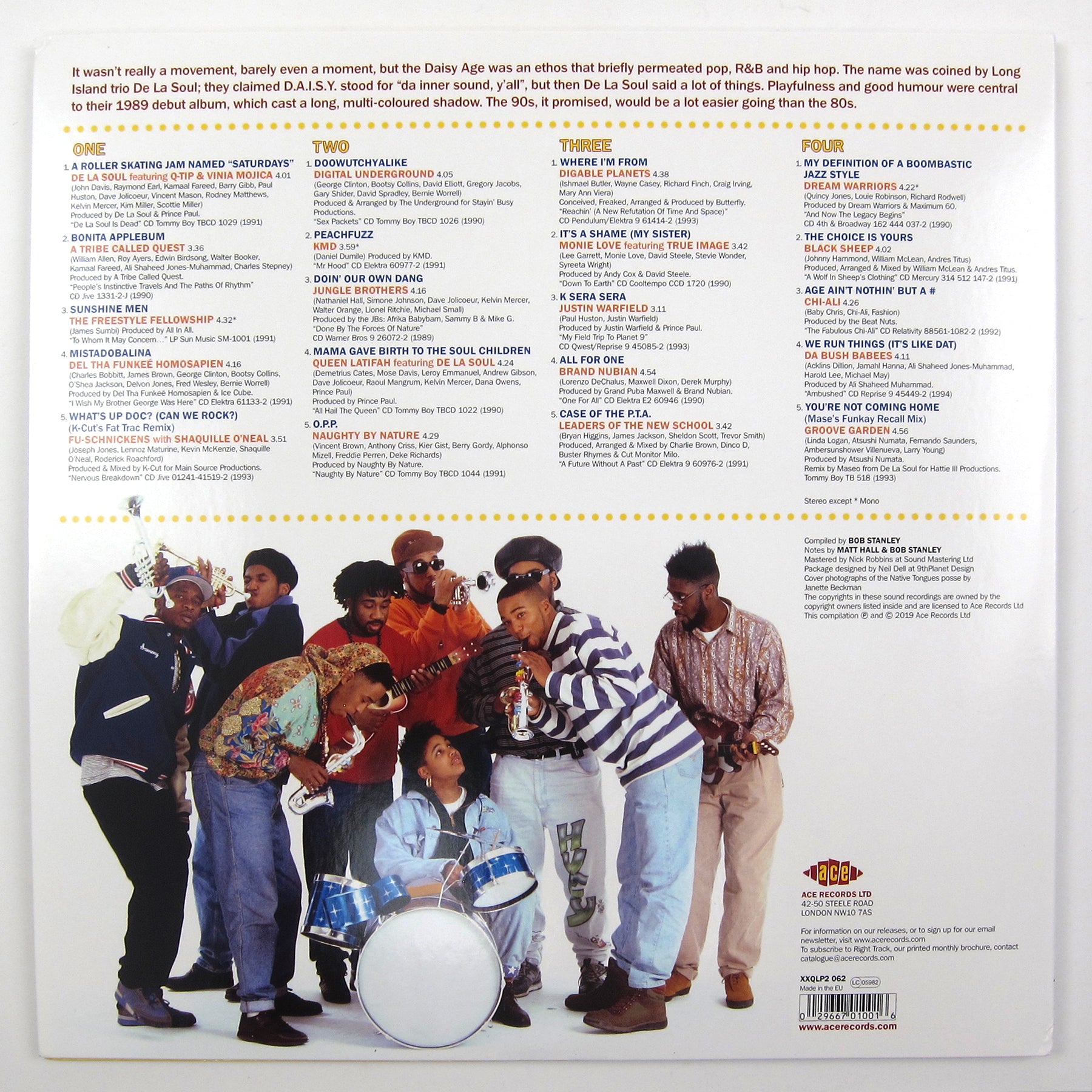 Ace Records: 2LP Vinyl - Daisy Age Hip - Hop Collection Featuring De La Soul, ATCQ