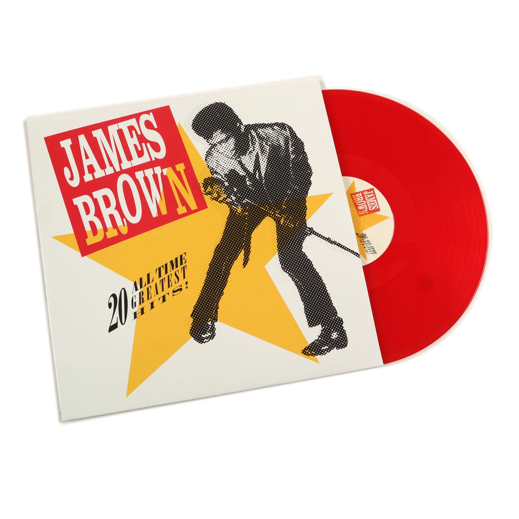 Don't Miss! James Brown's 20 All - Time Greatest Hits on Colored Double Vinyl LP