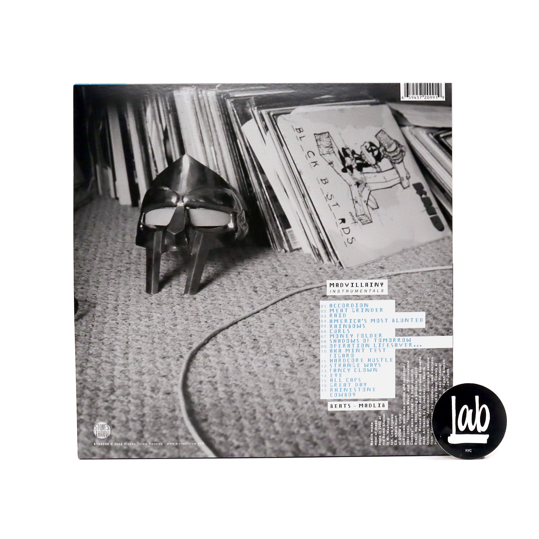 Limited Offer! Madvillain's Madvillainy Instrumentals Double Vinyl LP Set