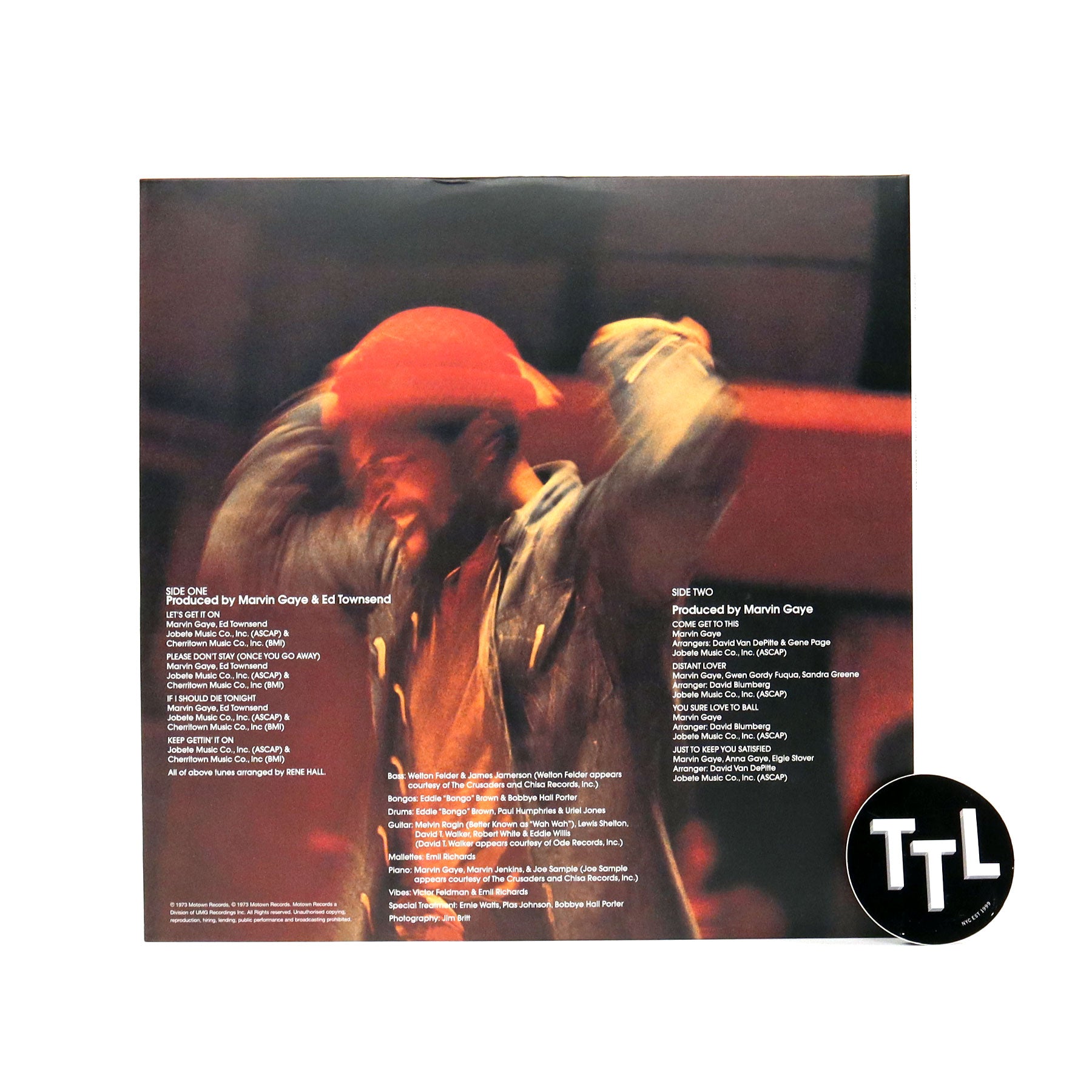 Marvin Gaye's 50th Anniversary 'Let's Get It On' Red Colored Vinyl LP
