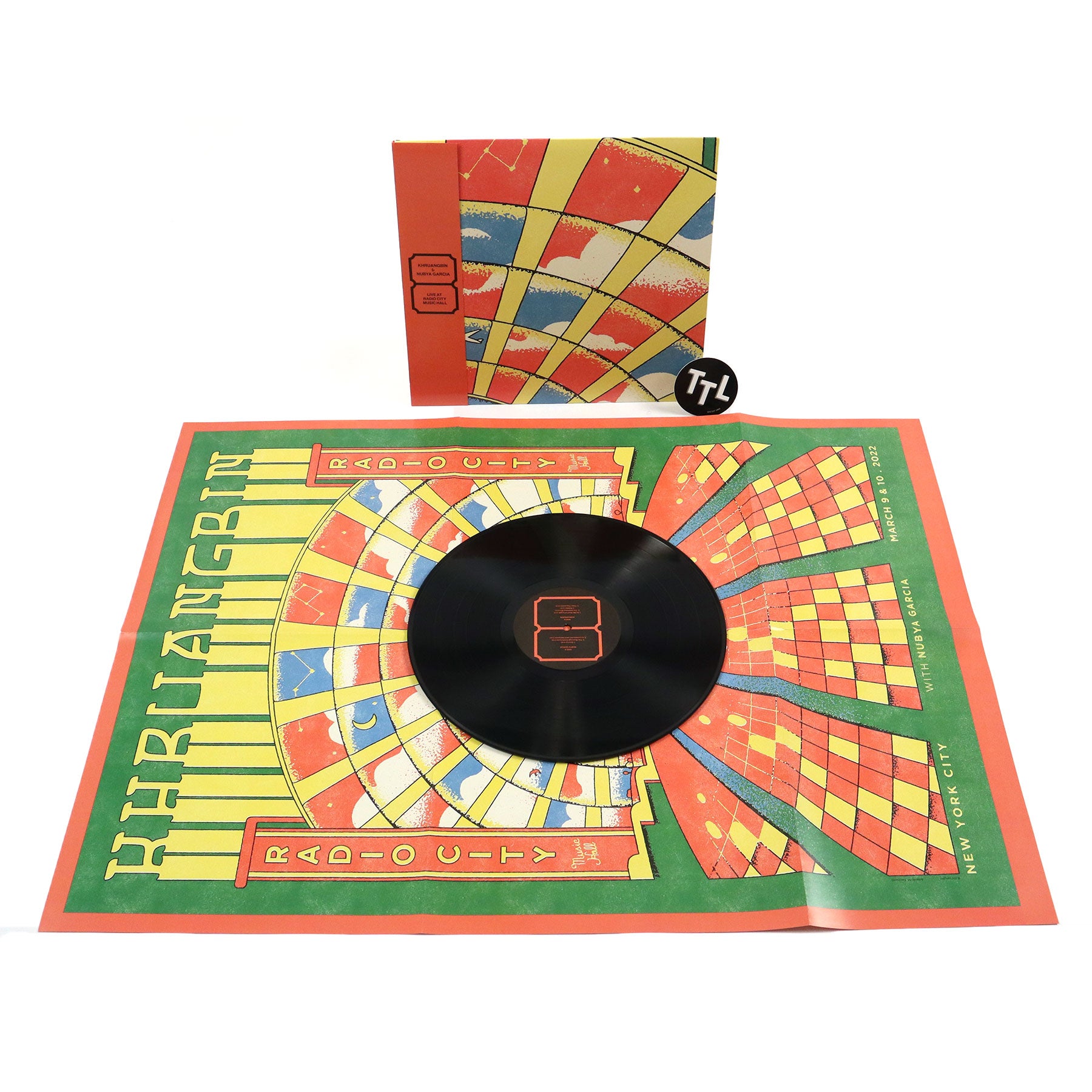 Limited Edition Khruangbin & Nubya Garcia Live Vinyl LP - New York Radio City Music Hall Edition