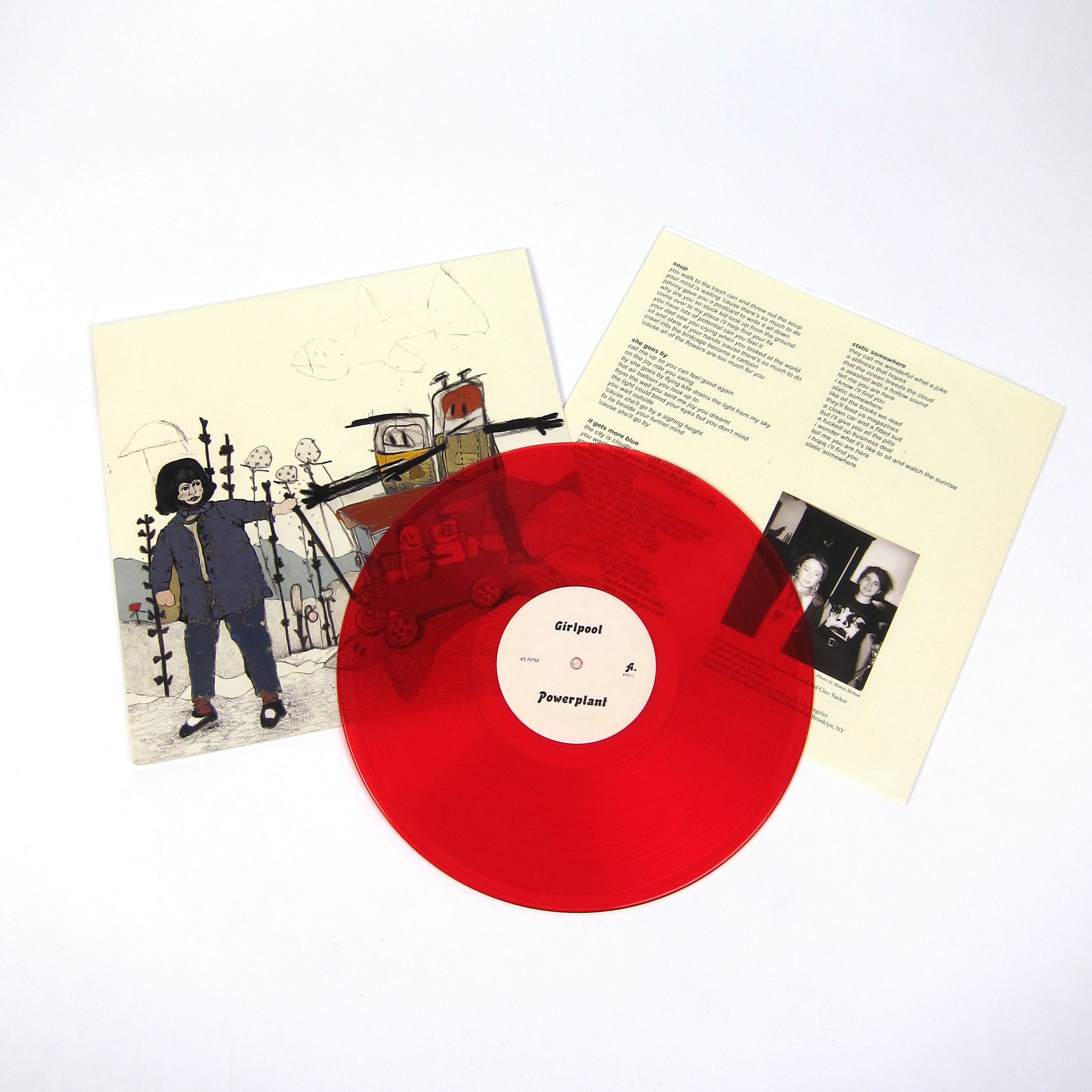 Girlpool's Indie Exclusive Translucent Red Vinyl LP - Powerplant