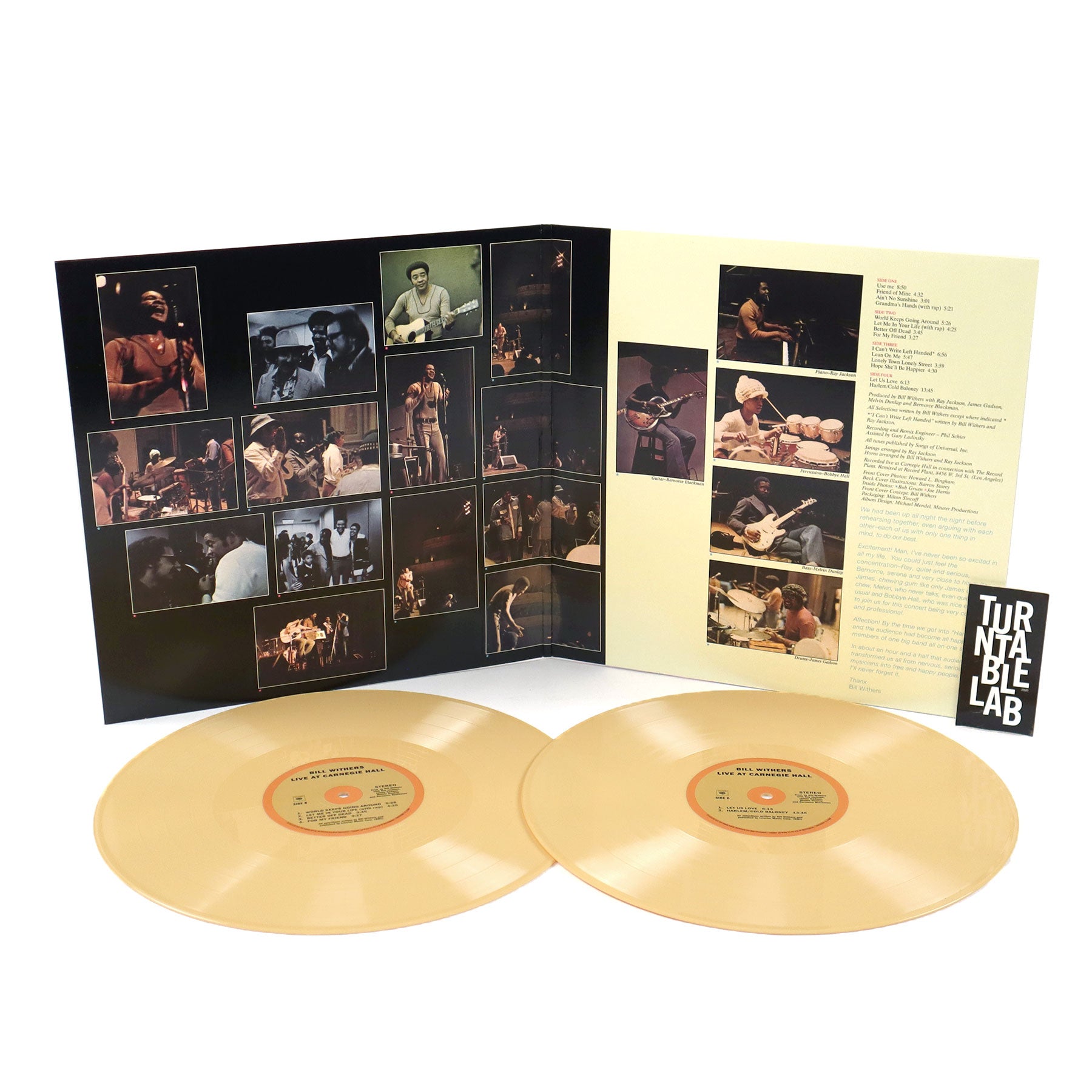 Bill Withers: Live At Carnegie Hall - 50th Anniversary Remastered Colored Vinyl 2LP Limited Edition
