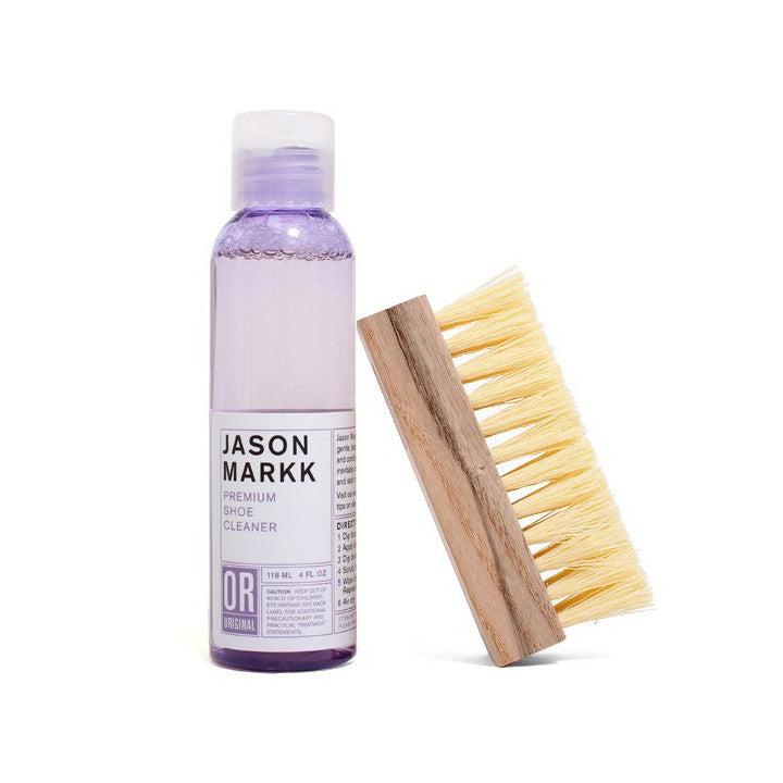 Jason Markk Sneaker Cleaning Essential Kit: Premium Solution & Synthetic Bristle Brush