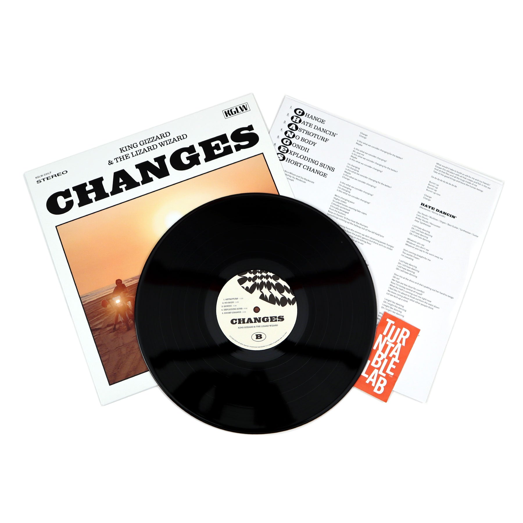 Limited Edition 180g Vinyl LP: King Gizzard And The Lizard Wizard's Changes - Exploding Sun Edition