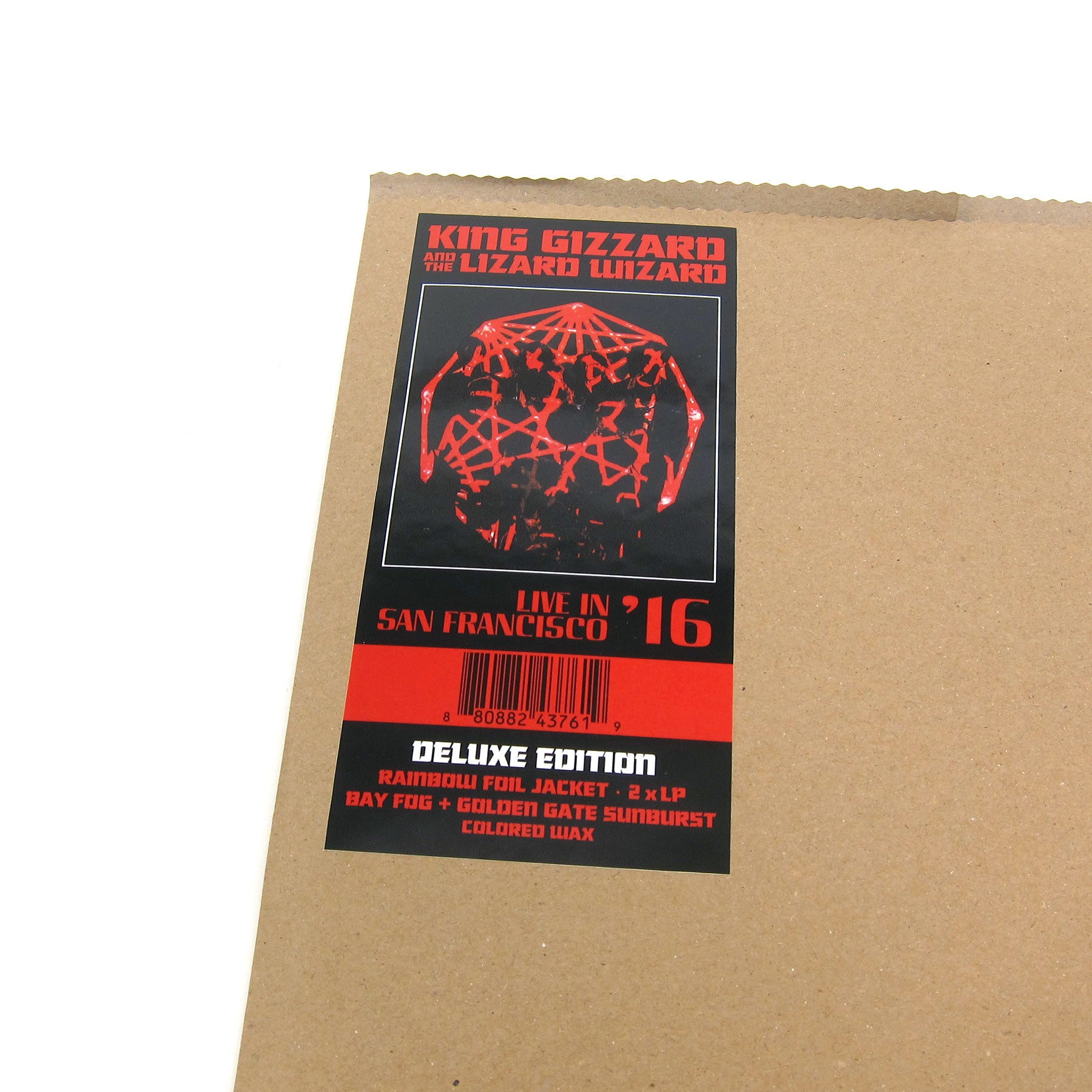 Limited Edition: King Gizzard And The Lizard Wizard's Live In San Francisco '16 Deluxe Colored Vinyl 2LP
