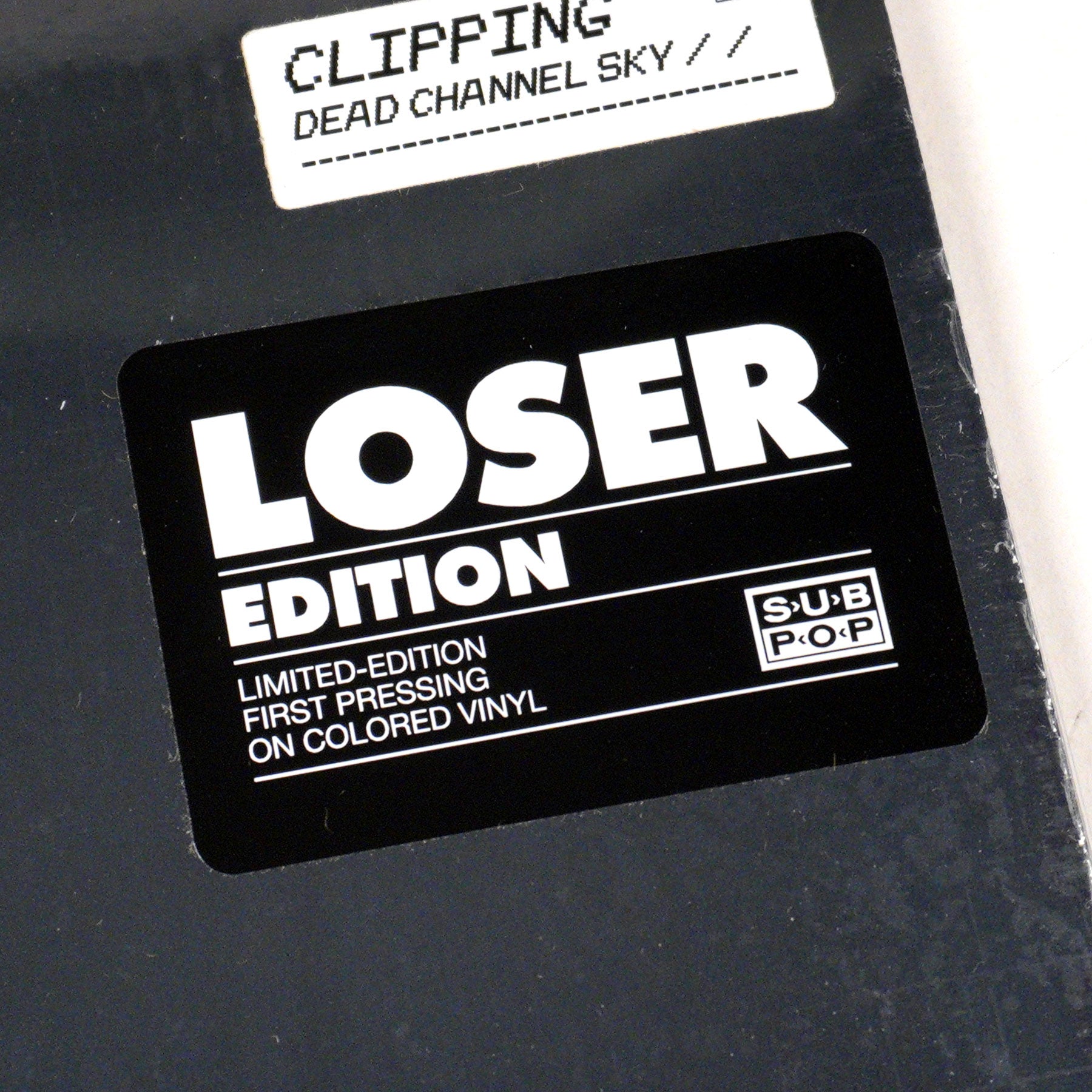 Hot Deal: Clipping's Dead Channel Sky Vinyl LP - Loser Edition Colored Double Vinyl