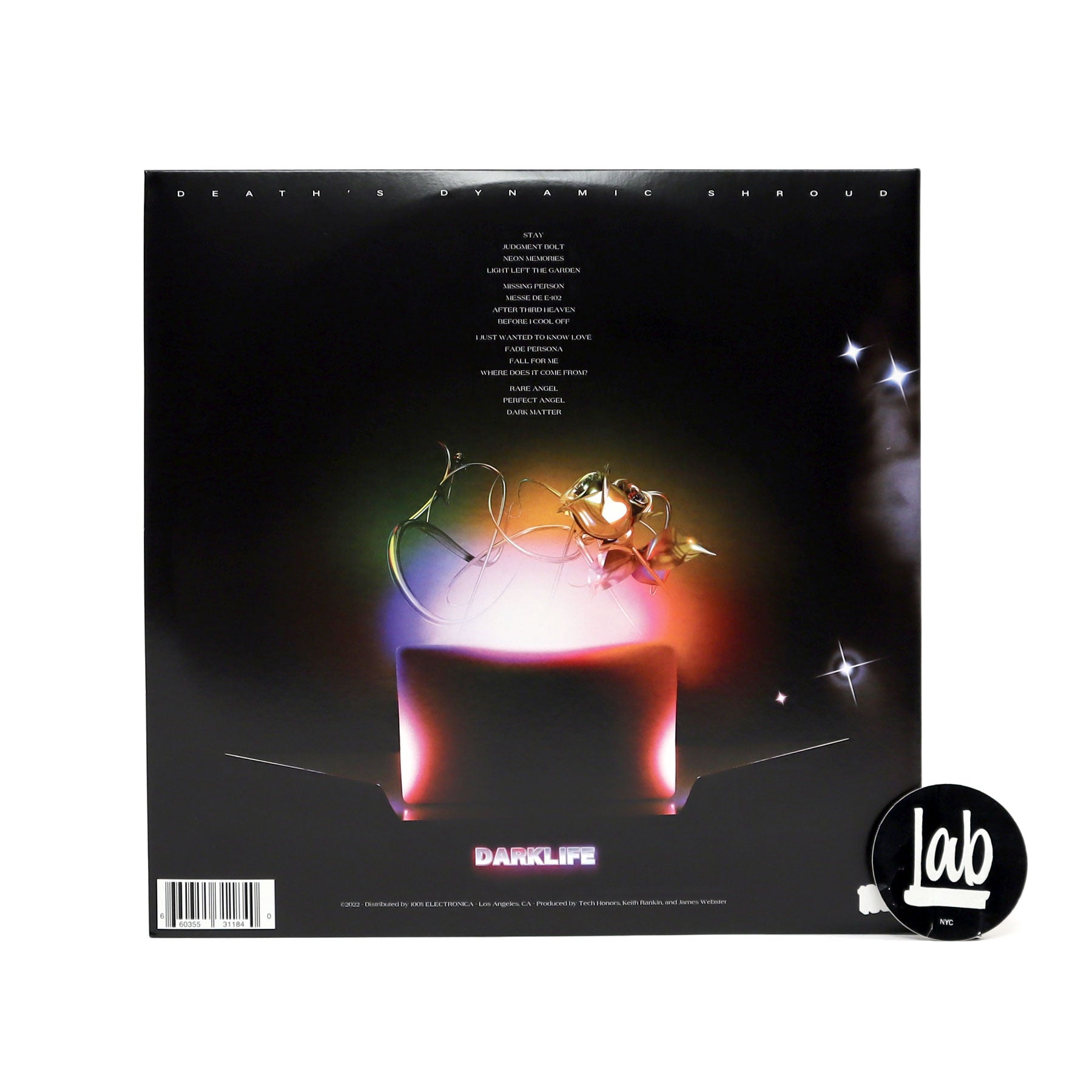 Death's Dynamic Shroud: Darklife 2LP Colored Transparent Red Vinyl (Limited Edition)