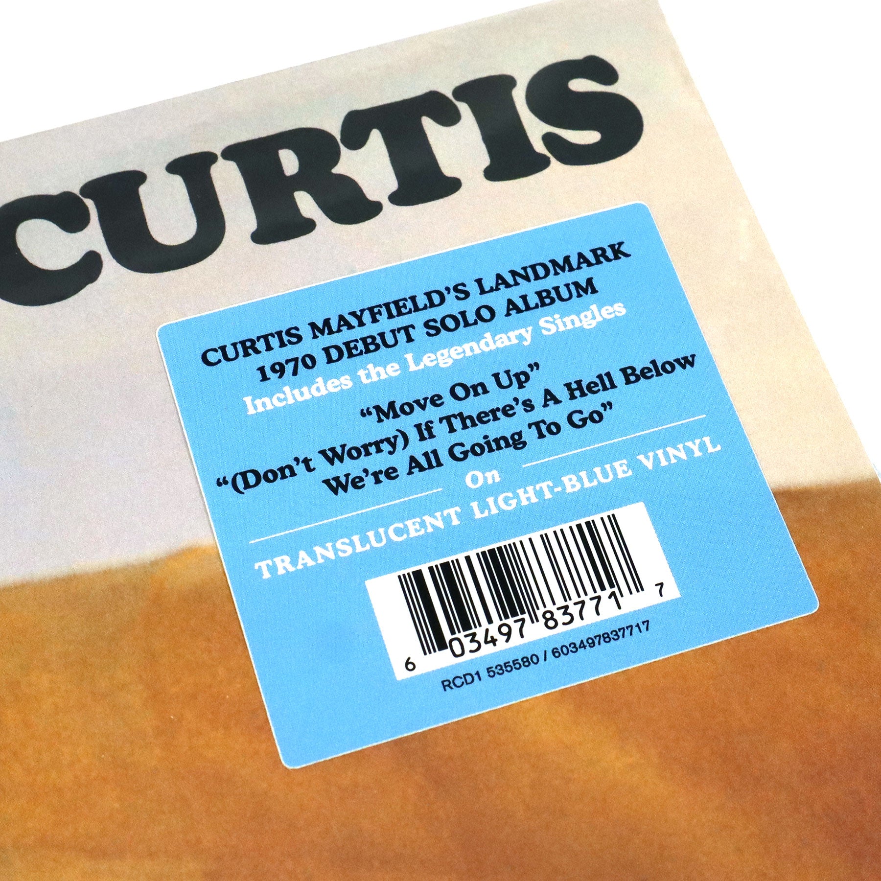Limited Edition: Curtis Mayfield's 'Curtis' on Blue Vinyl LP