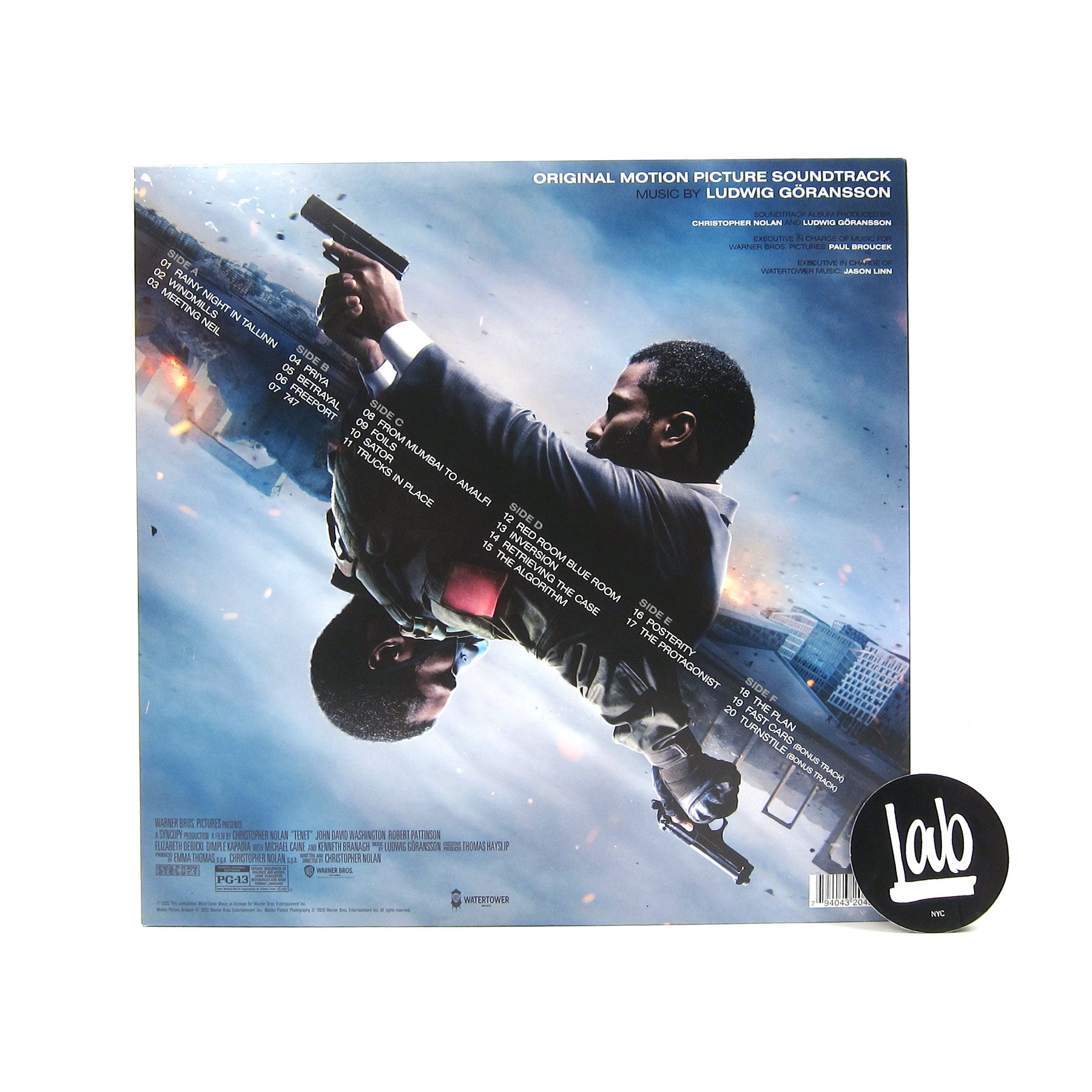Limited Edition: Ludwig Goransson's Tenet Deluxe 3LP Vinyl Soundtrack