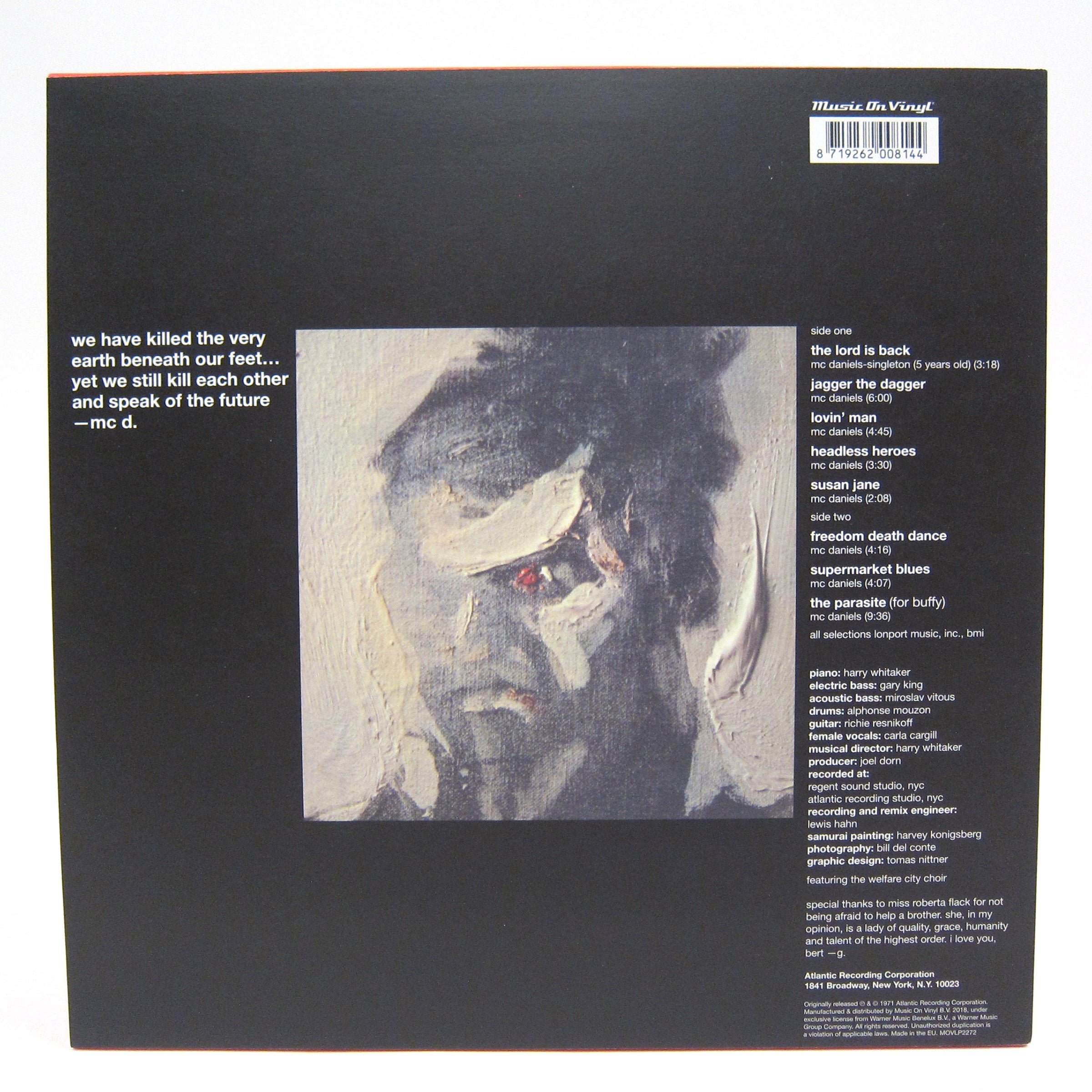 Hot Deal! Eugene McDaniels - Headless Heroes Of The Apocalypse 180g Vinyl LP by Music On Vinyl