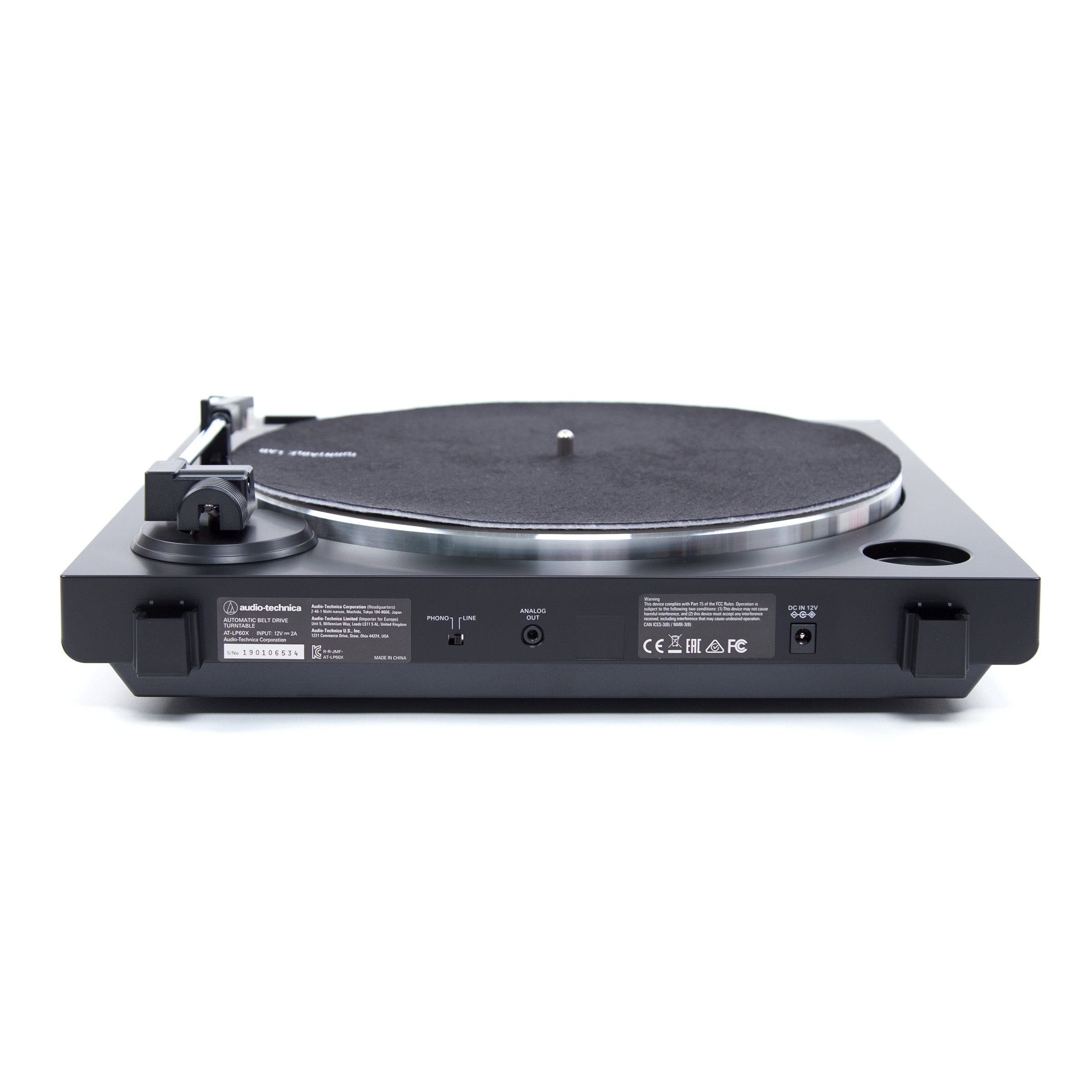 Audio-Technica AT-LP60X-BW Automatic Brown/Black Turntable - Best Starter Turntable Under $150