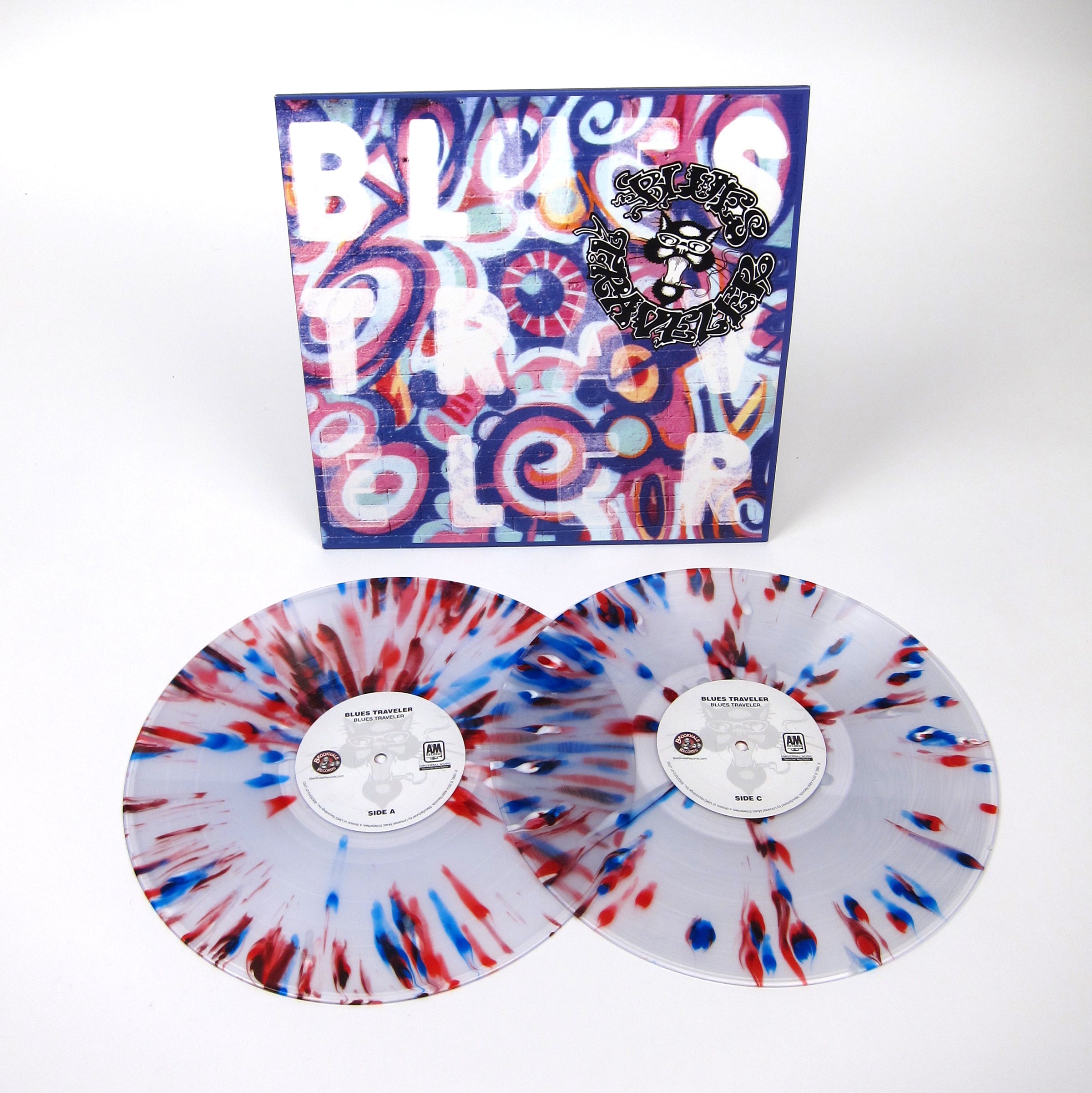 Blues Traveler Self - Titled 2LP Vinyl in Colored Paint Splatter
