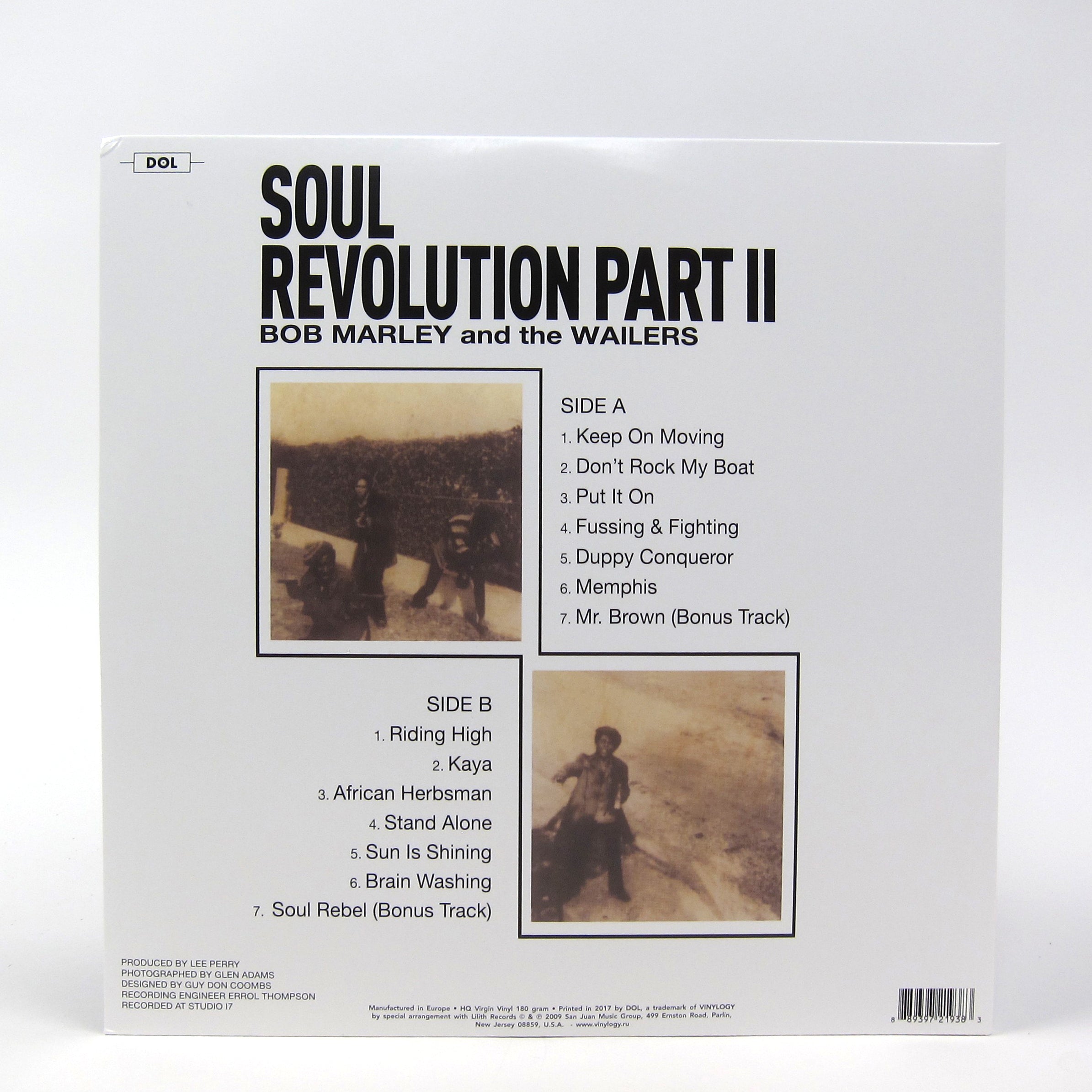 Limited Offer! Bob Marley & The Wailers' 180g Vinyl LP - Soul Revolution Part II