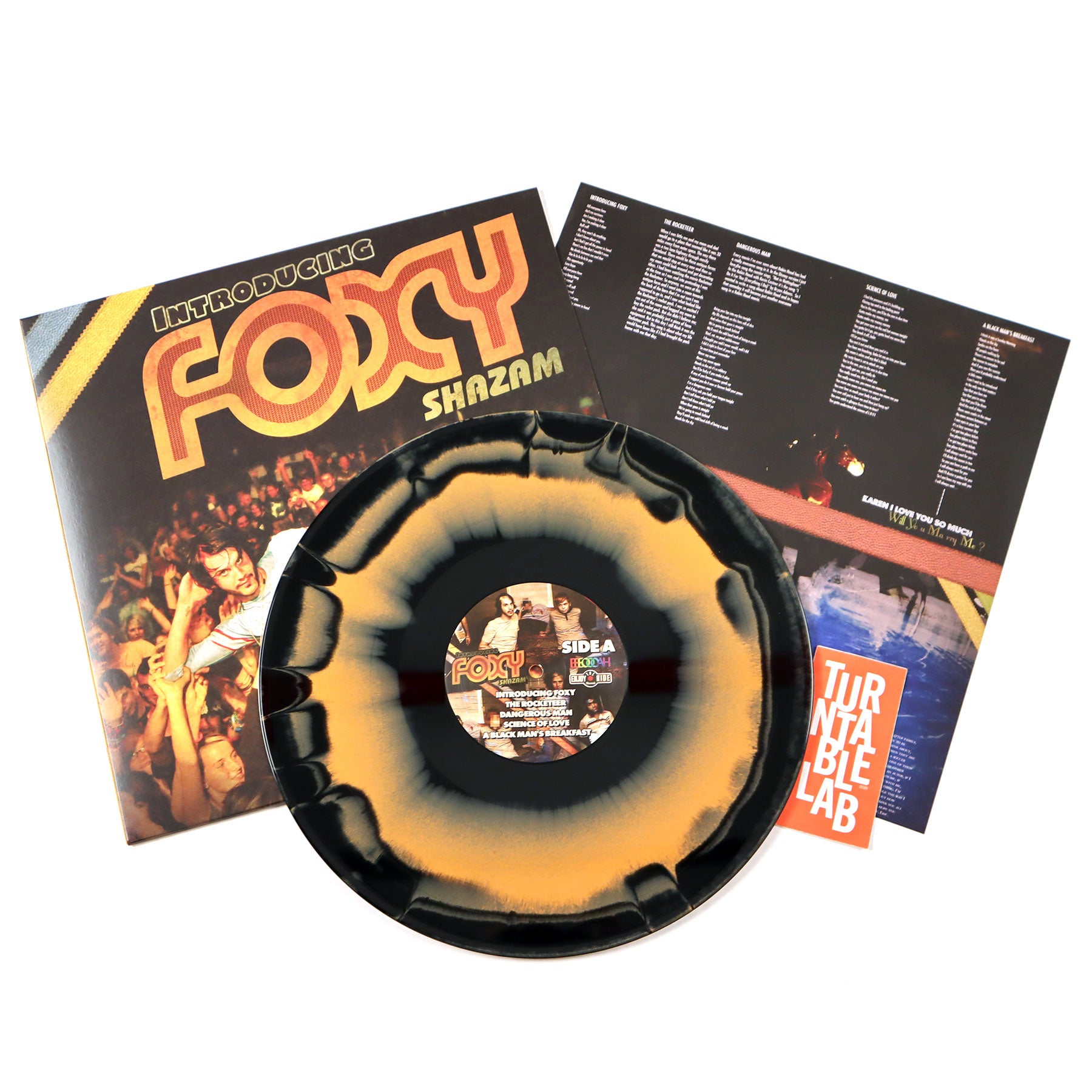 Foxy Shazam's 'Introducing' - Orange & Black Swirl Colored Vinyl LP (Limited Edition)