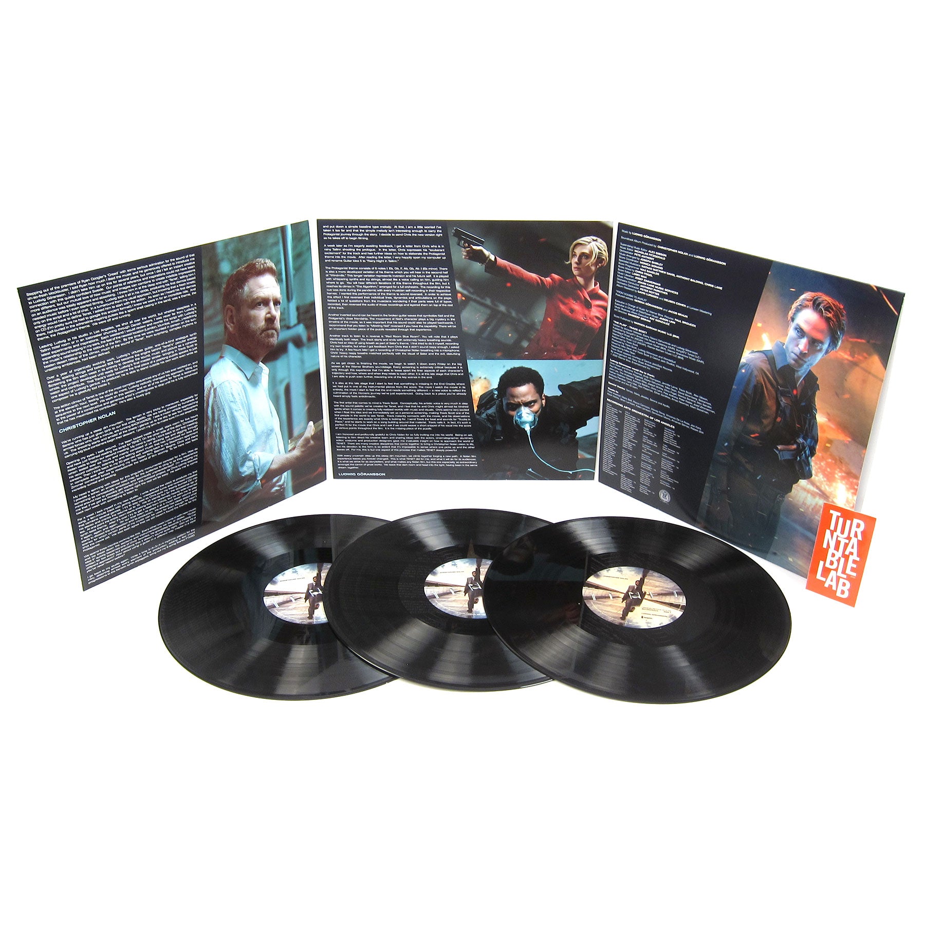 Limited Edition: Ludwig Goransson's Tenet Deluxe 3LP Vinyl Soundtrack