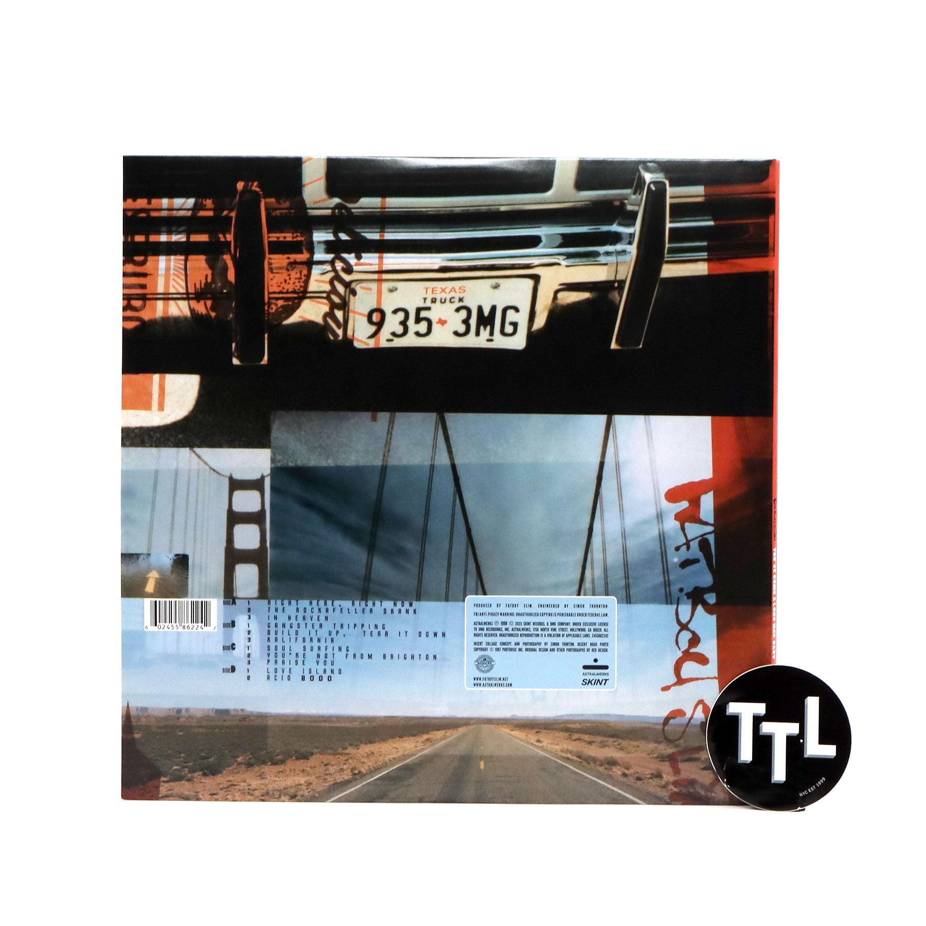 Fatboy Slim: 'You've Come A Long Way, Baby' 20th Anniversary 180g Half-Speed Master Vinyl 2LP