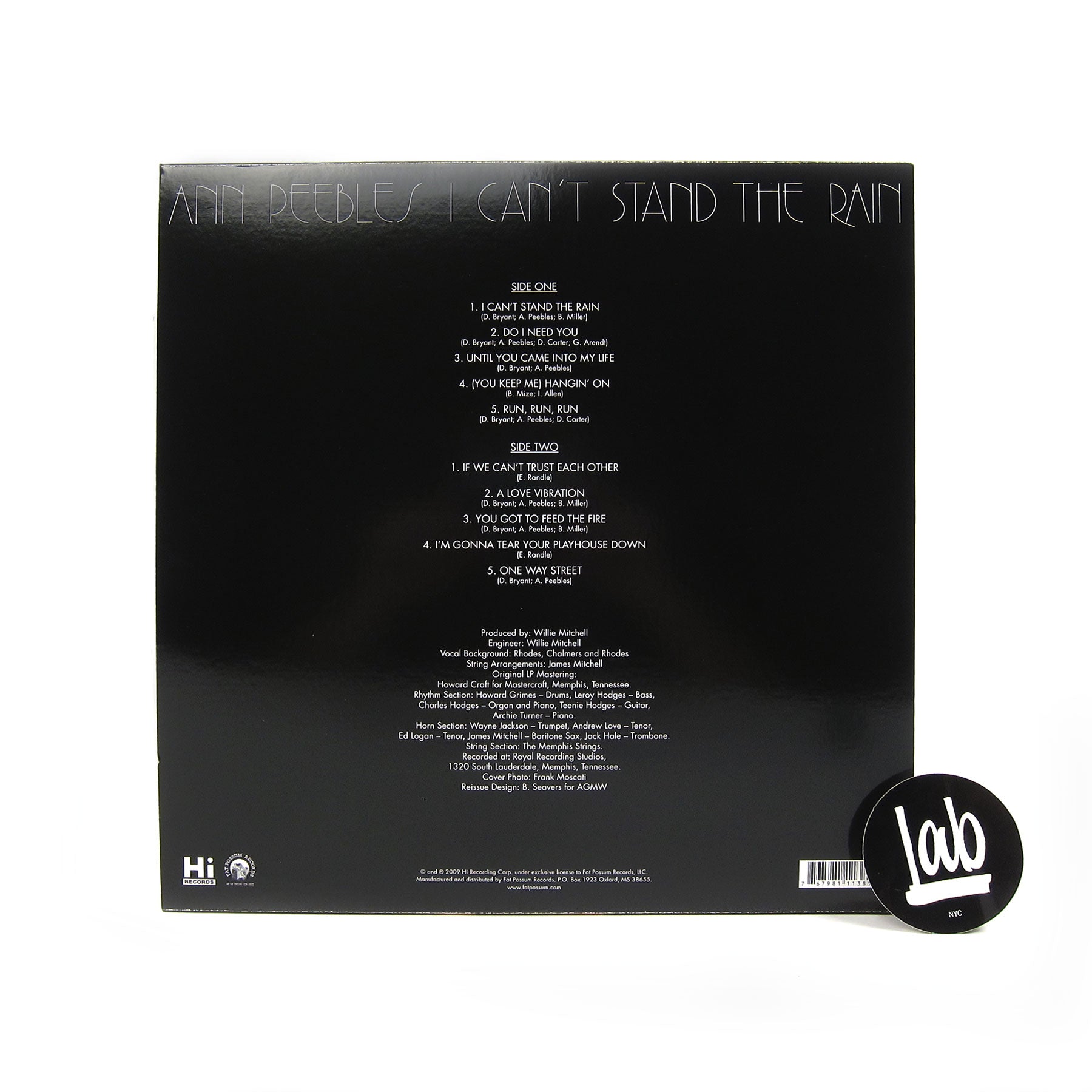 Ann Peebles' 'I Can't Stand The Rain' - Indie Exclusive Colored Vinyl LP (Limited Edition)