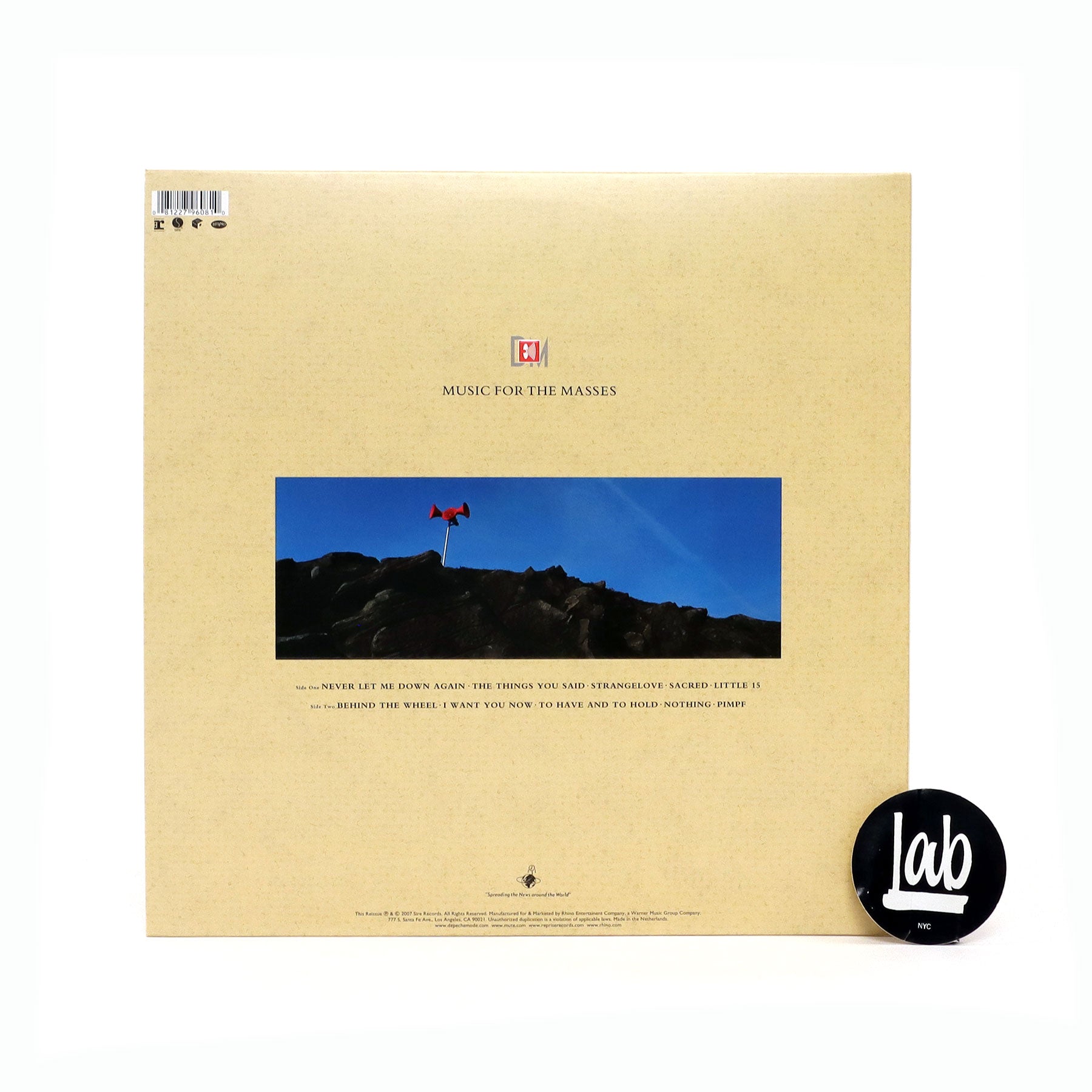 Hot! Depeche Mode - Music For The Masses 180g Vinyl LP