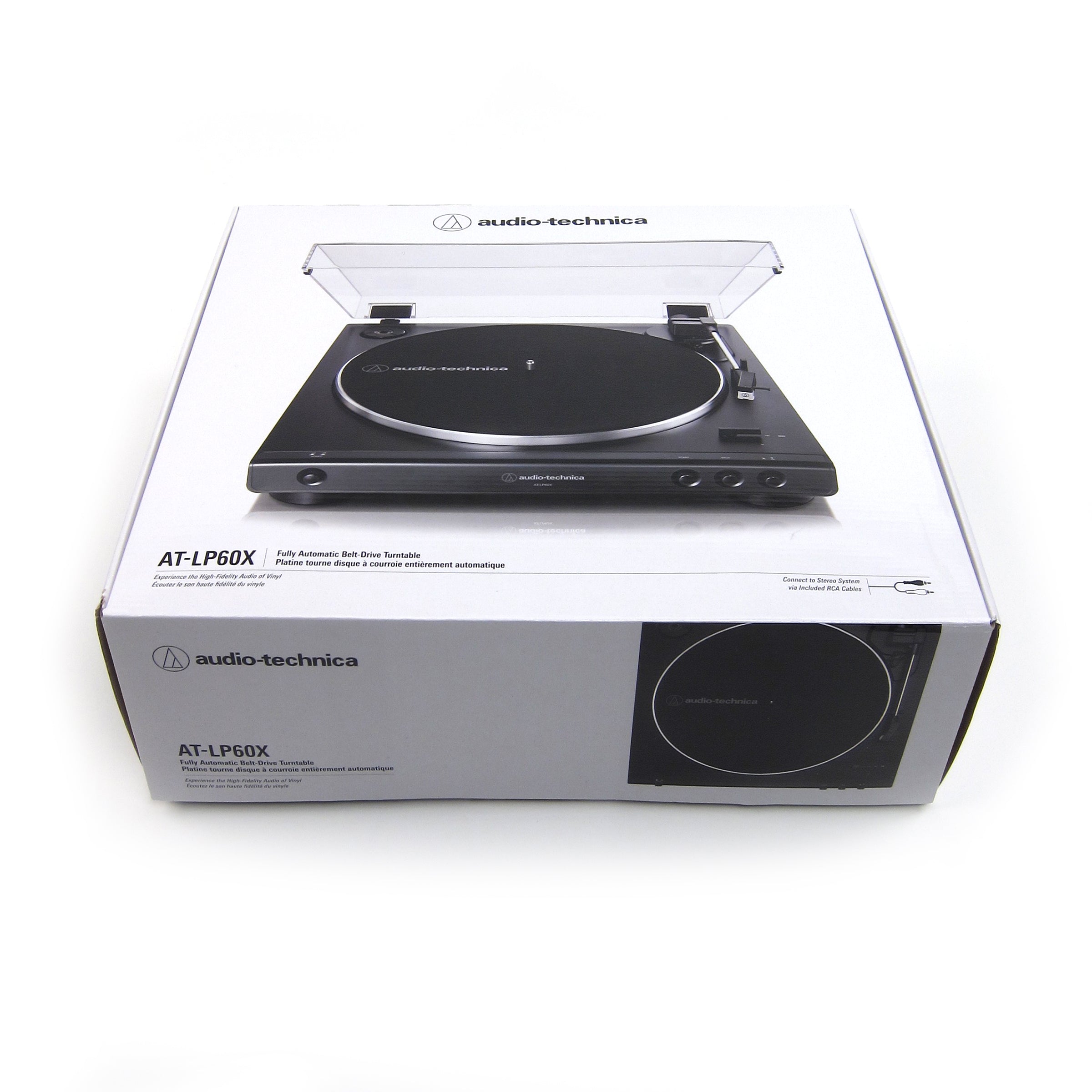 Audio-Technica AT-LP60X-BW Automatic Brown/Black Turntable - Best Starter Turntable Under $150
