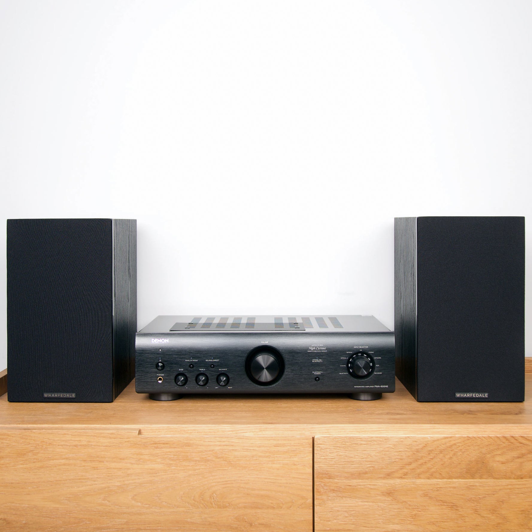 Denon PMA-600NE Amplifier + Wharfedale Diamond 12.1 Speakers Premium Package
