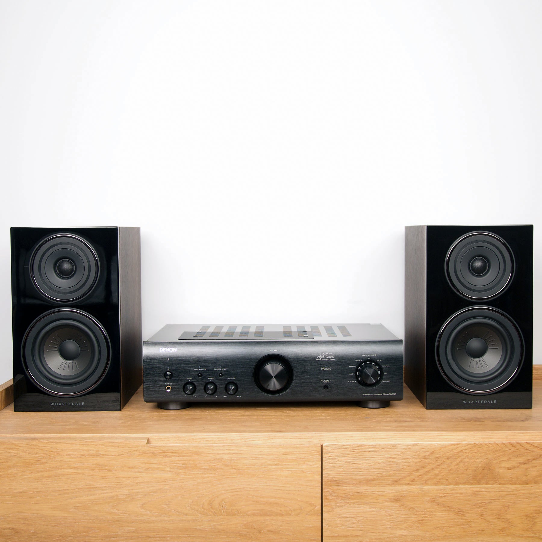 Denon PMA-600NE Amplifier + Wharfedale Diamond 12.1 Speakers Premium Package