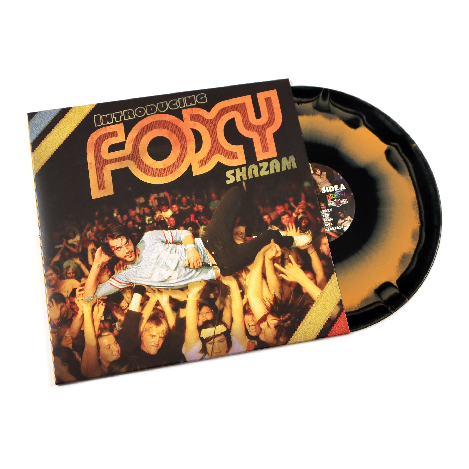 Foxy Shazam's 'Introducing' - Orange & Black Swirl Colored Vinyl LP (Limited Edition)