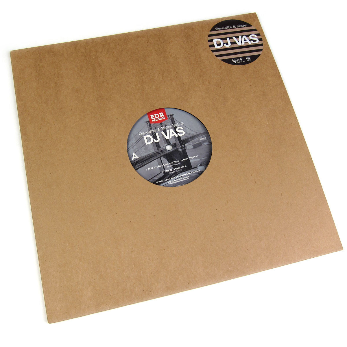 Hot Deal! DJ Vas: Volume 3 of Re-Edits & More Vinyl 12 with Roy Ayers & Crown Heights Affair Tracks